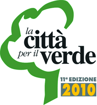 logo Premio La città per il verde 2010 rappresentante un albero verde stilizzato