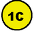 la scritta 1C dentro un cerchio giallo